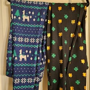 Tipsy Elves XL holiday leggings